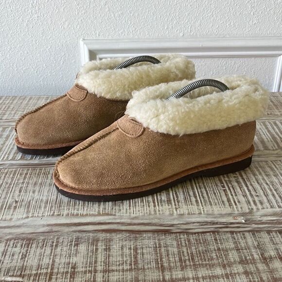 Men’s wool and leather moccasins